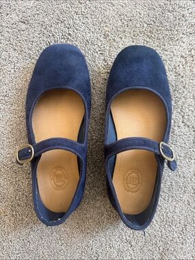 GAP- DOEN// Suede Flat with buckle